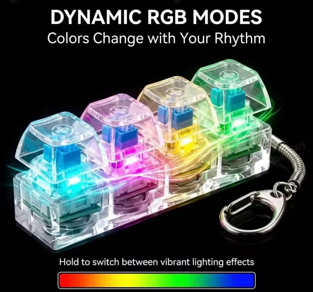 TactileVibe™ RGB Mechanical Fidget Clicker